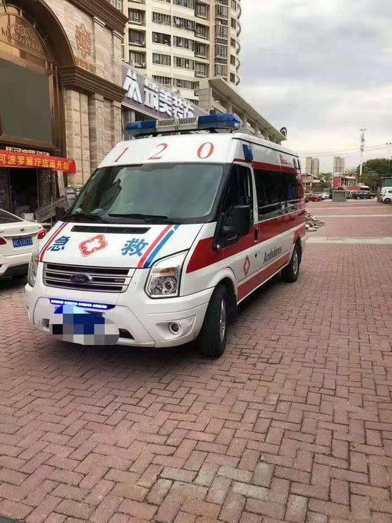 天津中医学院附属医院私人救护车出租到白城市 救护车出租租赁电话是多少