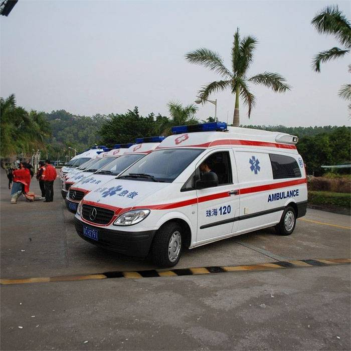 钦州市人民医院（钦州市地区人民医院）租赁正规救护车到辽源市龙山区 救护车出租公司哪个靠谱