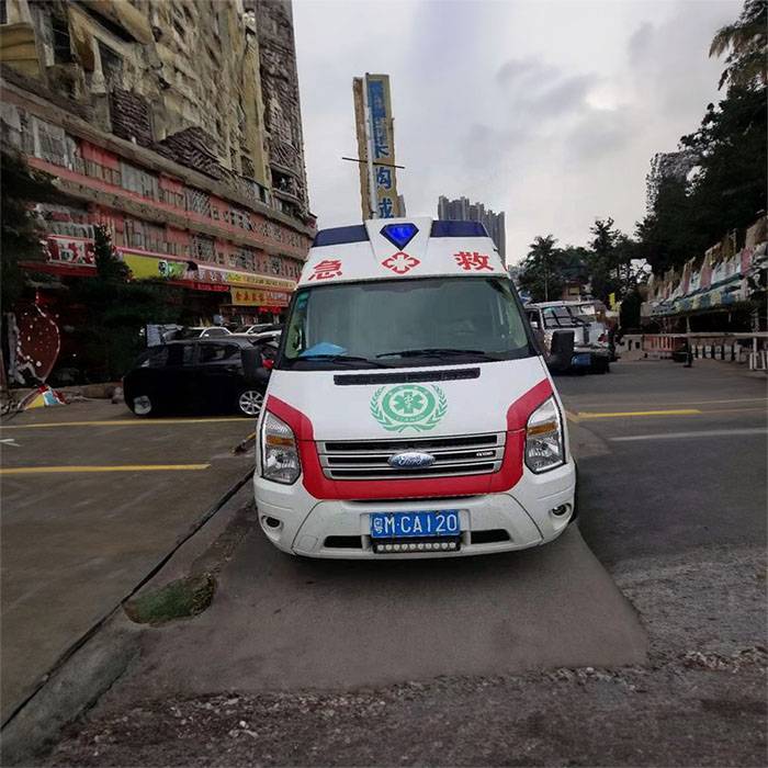 陕西省核工业二一五医院租救护车护送到营口市盖州市 救护车出租收费多少钱