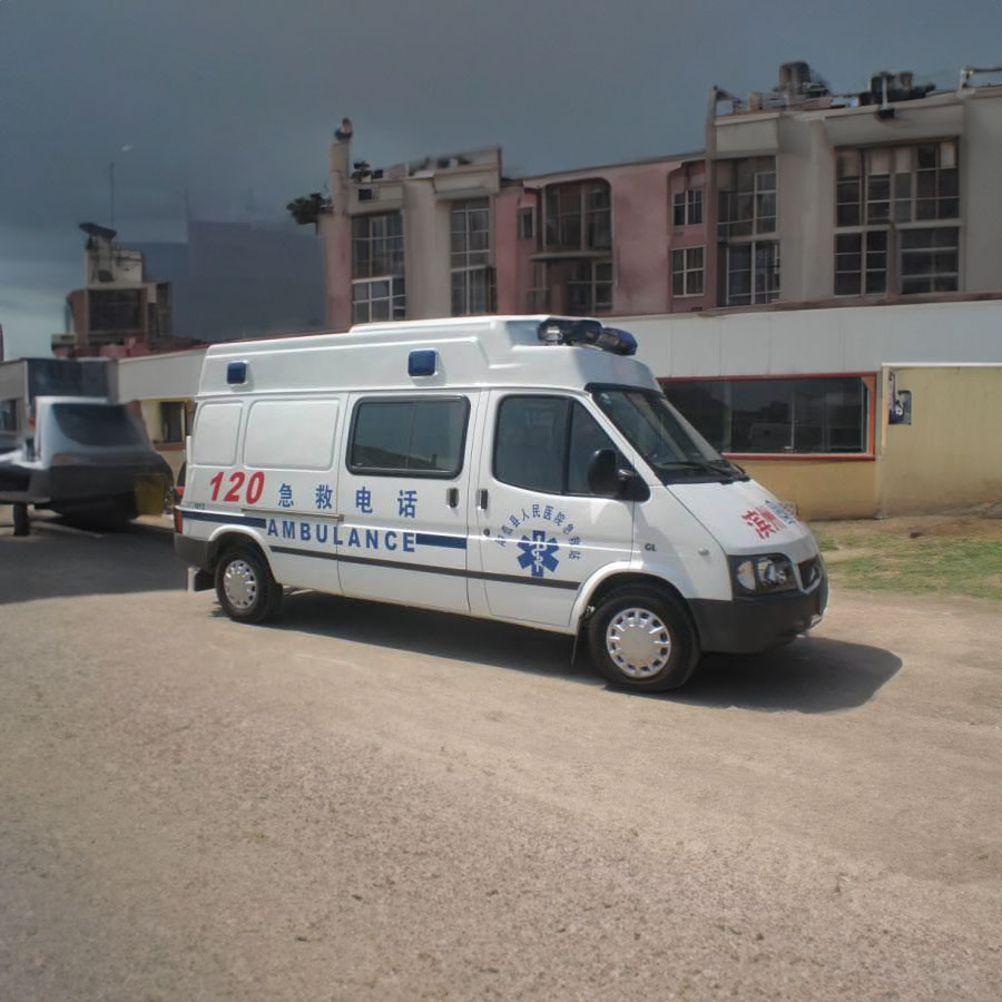 哈尔滨市第五医院私人救护车出租到大连市长海县 救护车一般在哪里出租